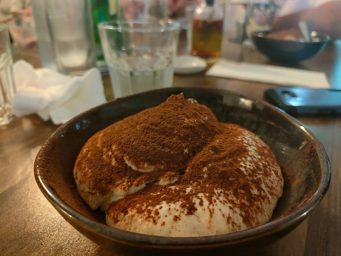 Dessert italien fait maison chez Amore Pizza